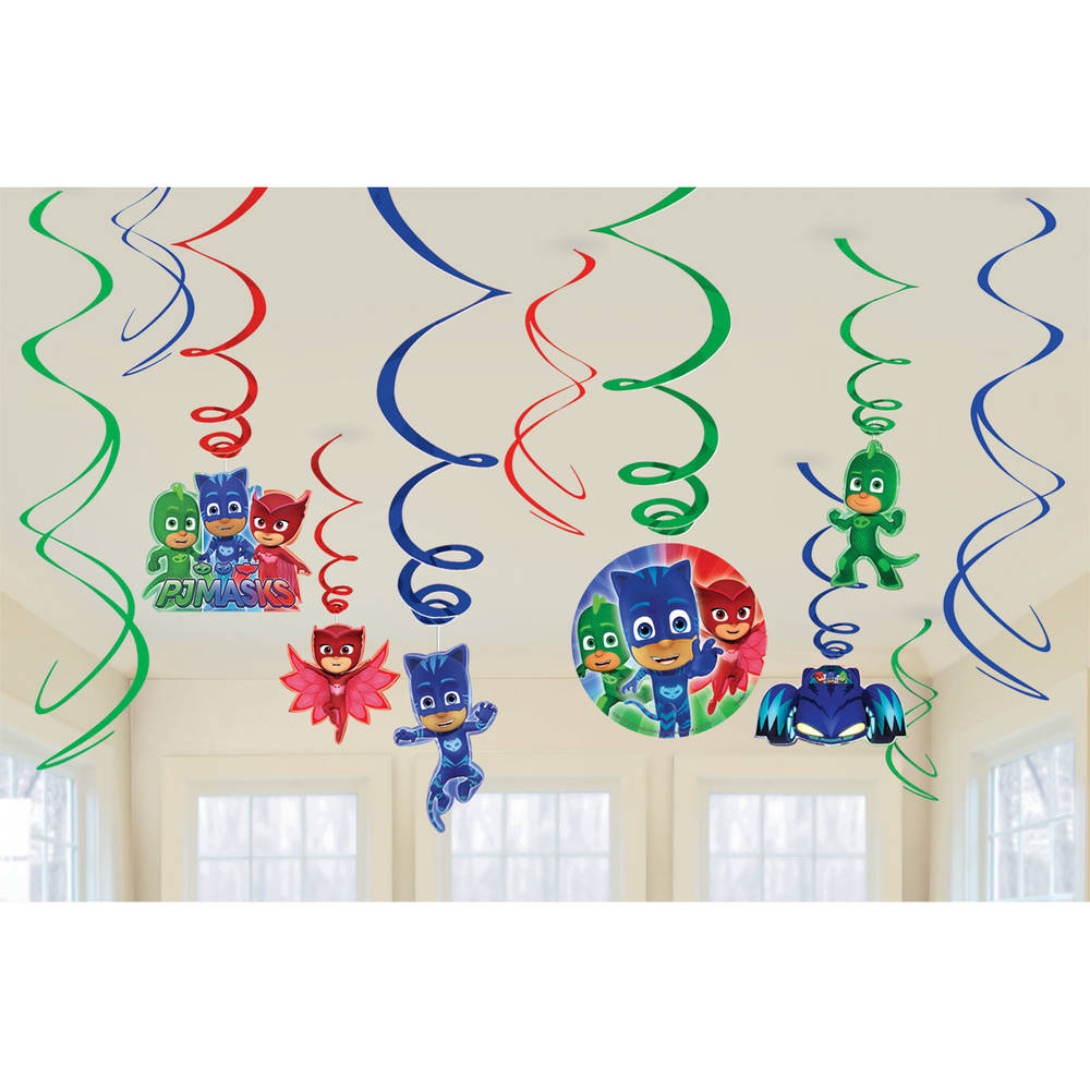 PJ Masks Hanging Swirls (12 ct)