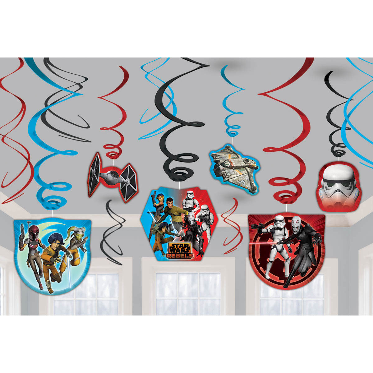 Star Wars Rebels Hanging Swirls (12ct)