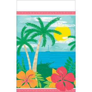 Summer Vibes Plastic Rectangle Tablecovers (3 ct)