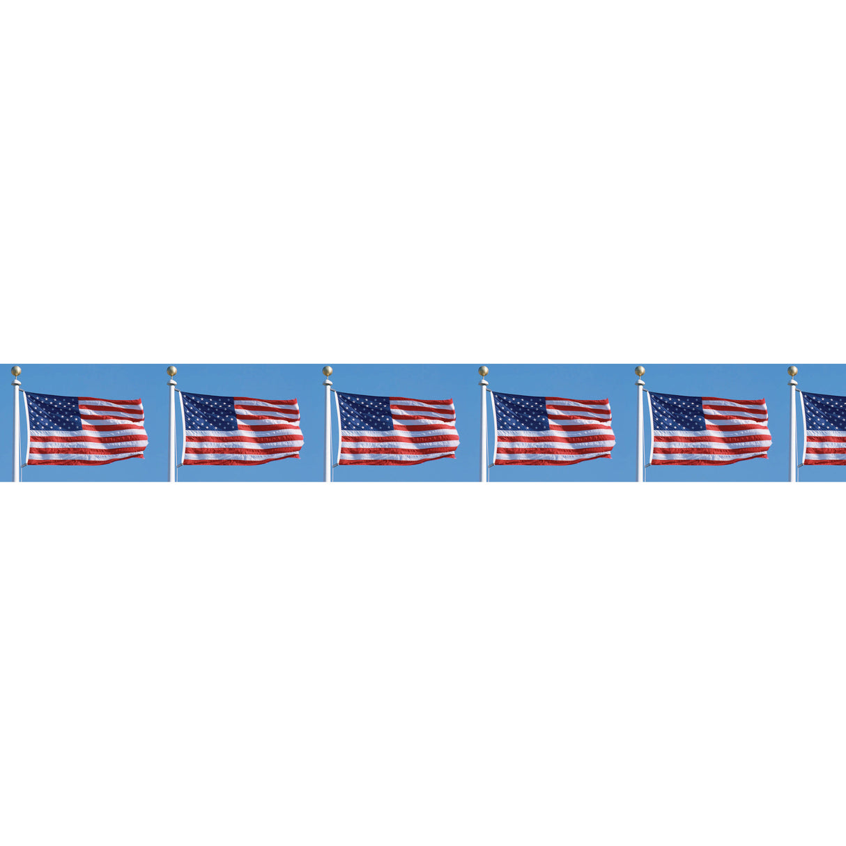 Waving Flags Border Roll
