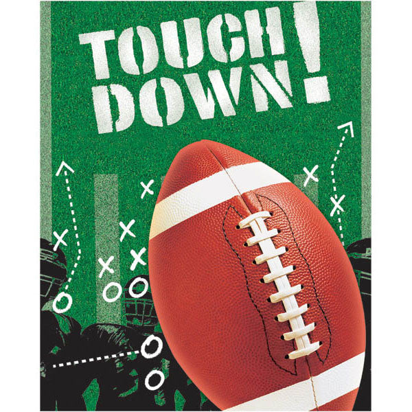 Football Frenzy Plastic Table Covers (3ct)