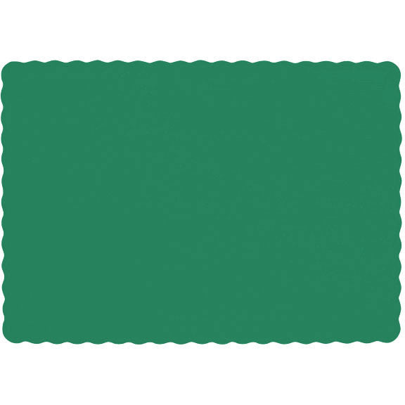 Festive Green Big Party Pack Placemats 50 ct