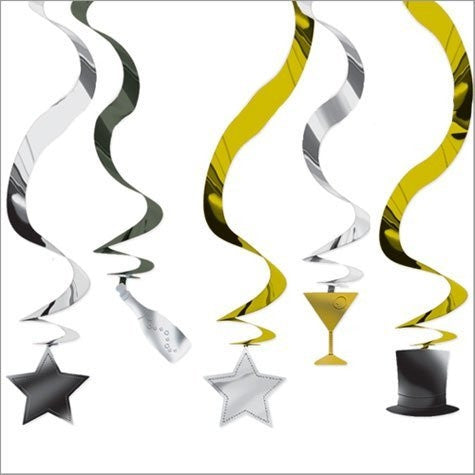 Midnight Celebration Swirls (5 ct)