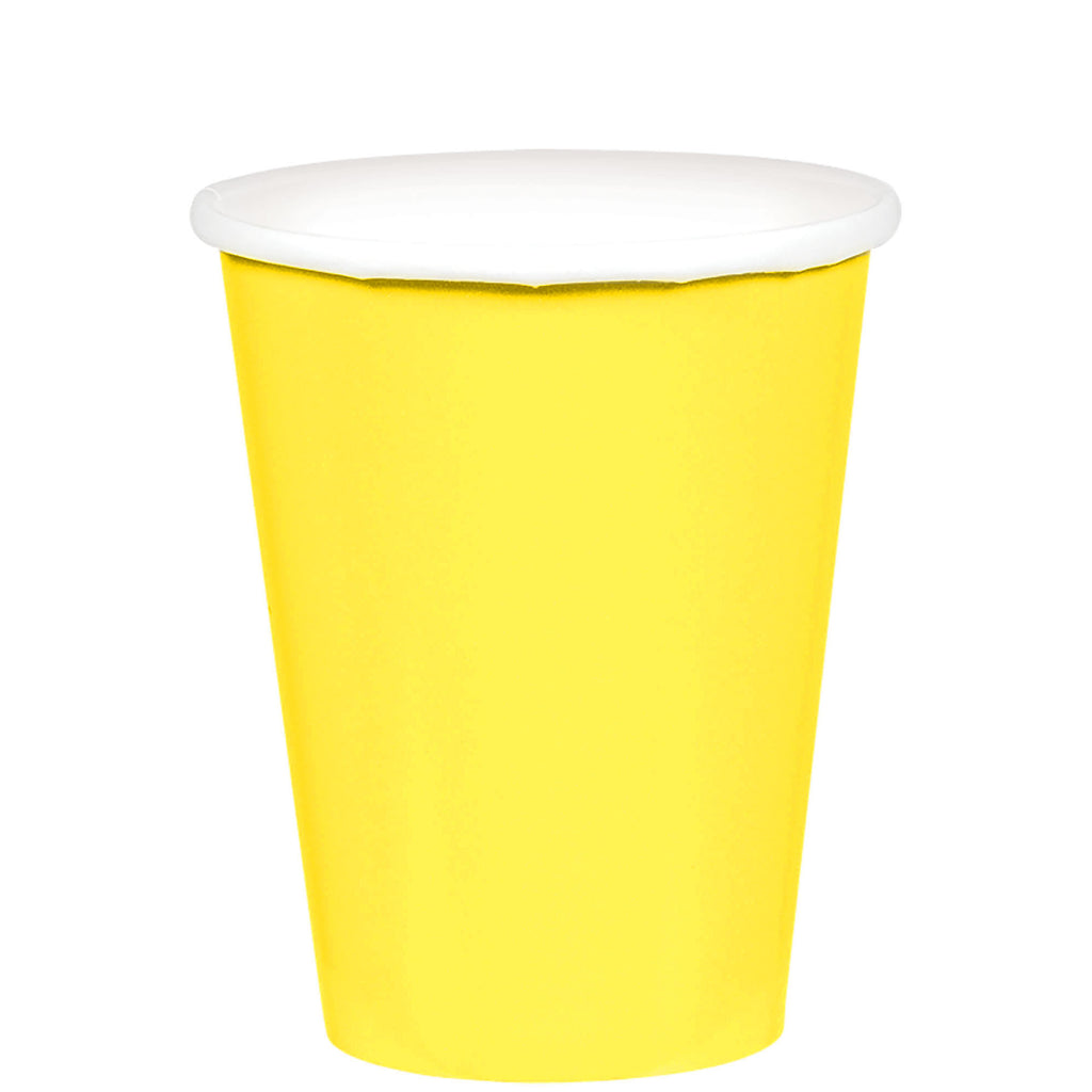 Yellow Sunshine 9 oz Paper Cup 20 ct