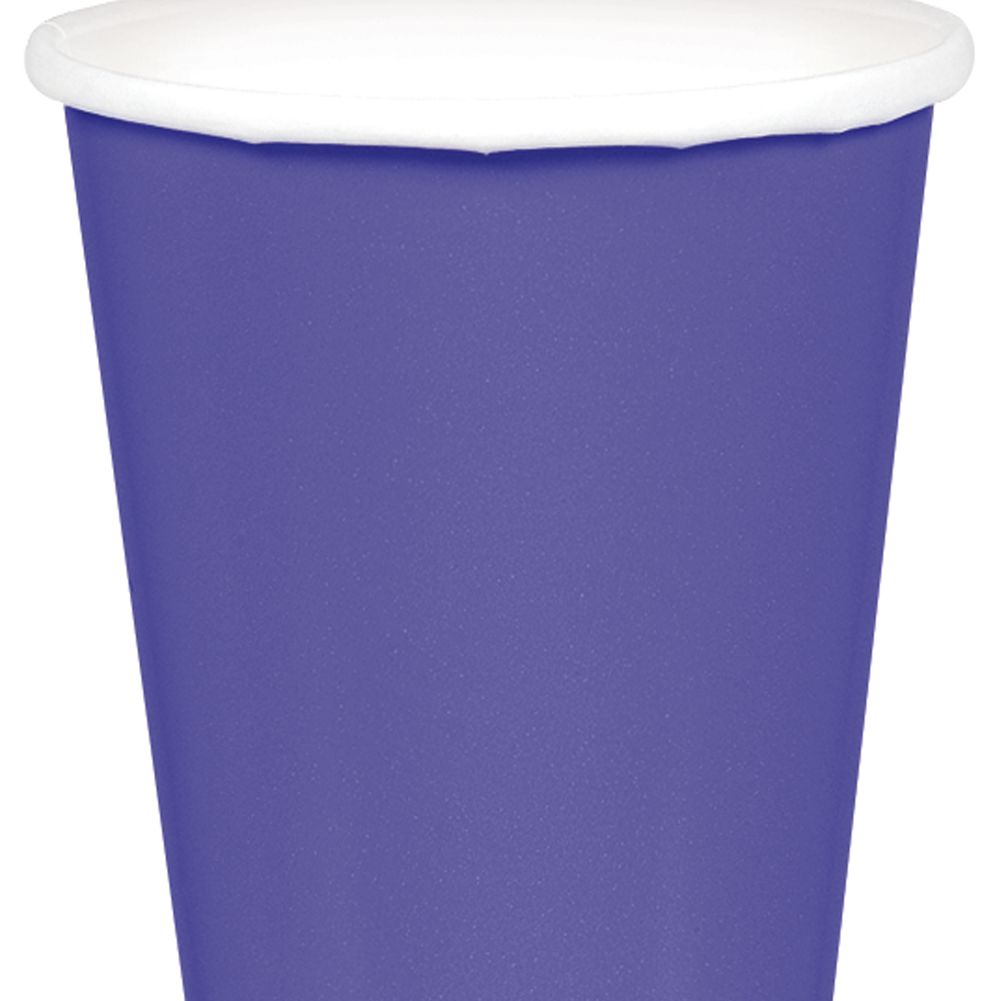 New Purple 9 oz Paper Cup 20 ct