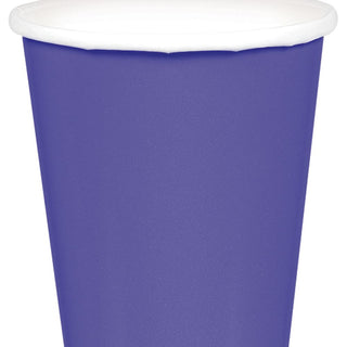 New Purple 9 oz Paper Cup 20 ct
