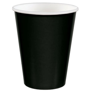 Jet Black 9 oz Paper Cup 20 ct