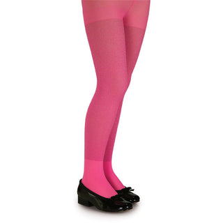 Pink Glitter Tights Child Large