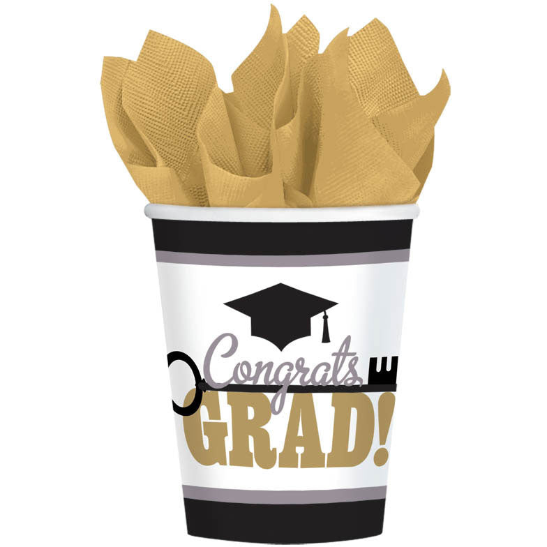 Key To Success 9oz Paper Cups (8ct)
