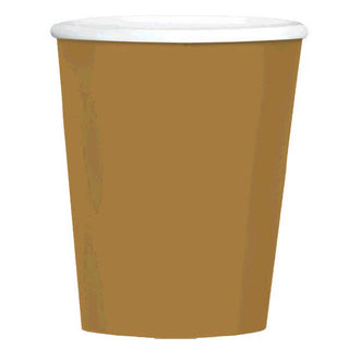 Gold 12oz Coffee Cups