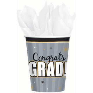 Grad Honors 9oz Paper Cups (8ct)