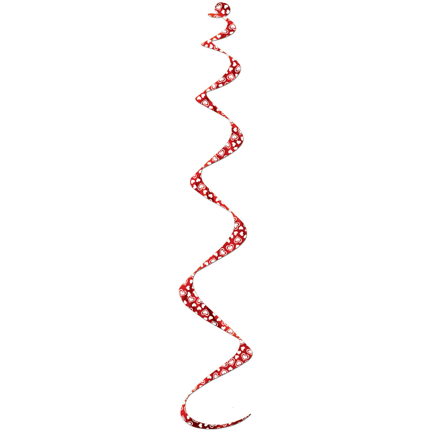 Printed Heart Twirly Whirly