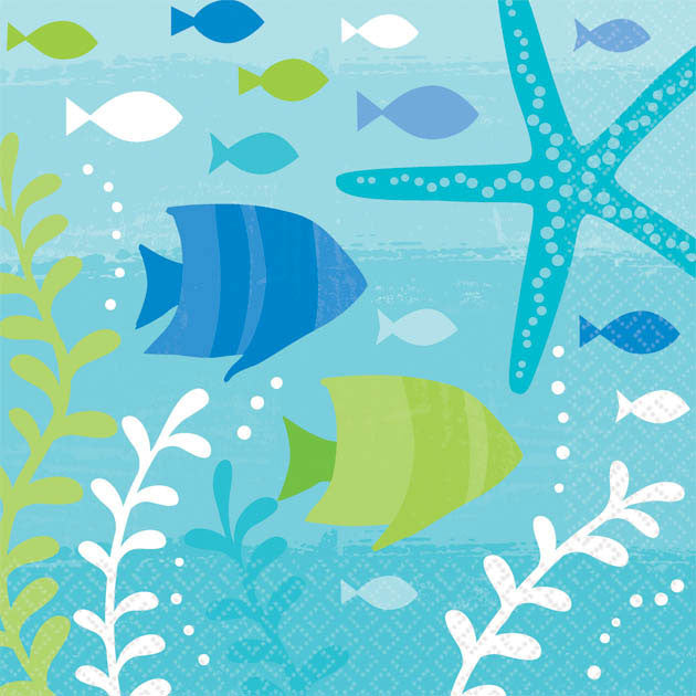 Summer Sea Beverage Napkins (36ct)