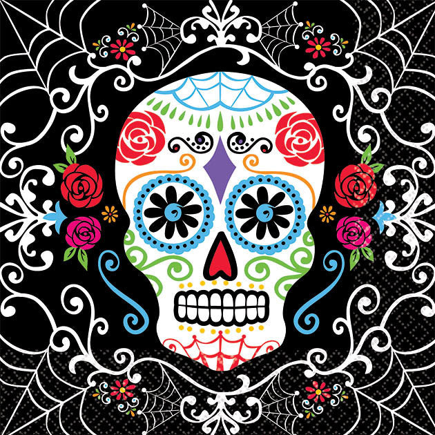 Day of the Dead Beverage Napkins (36ct)