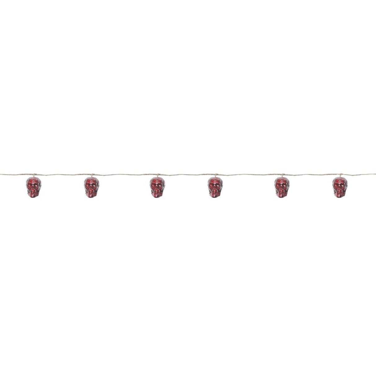 7' Burnt Skull Garland