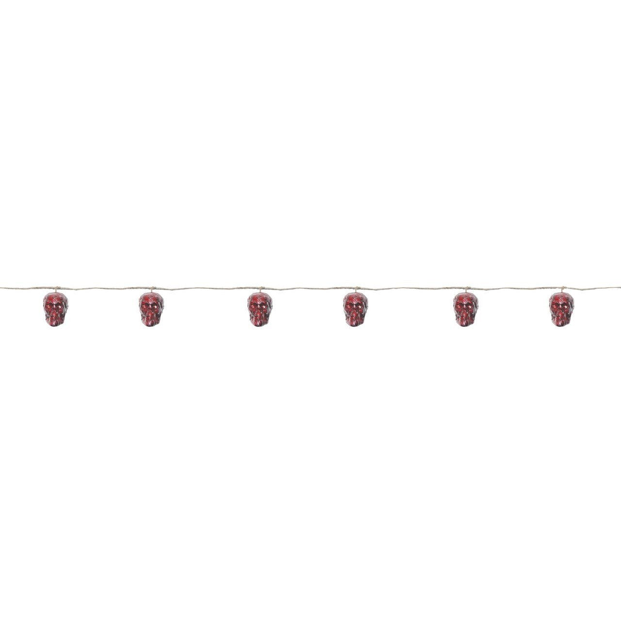 7' Burnt Skull Garland