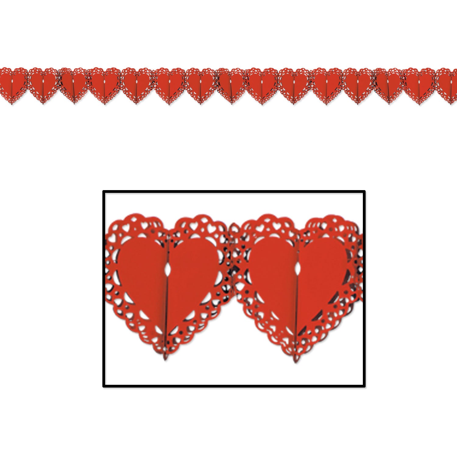 Lace Heart Garland