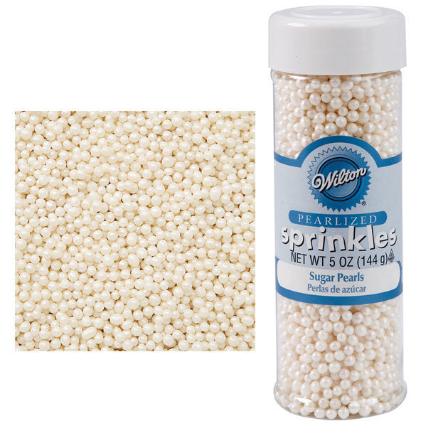 White Sugar Pearls