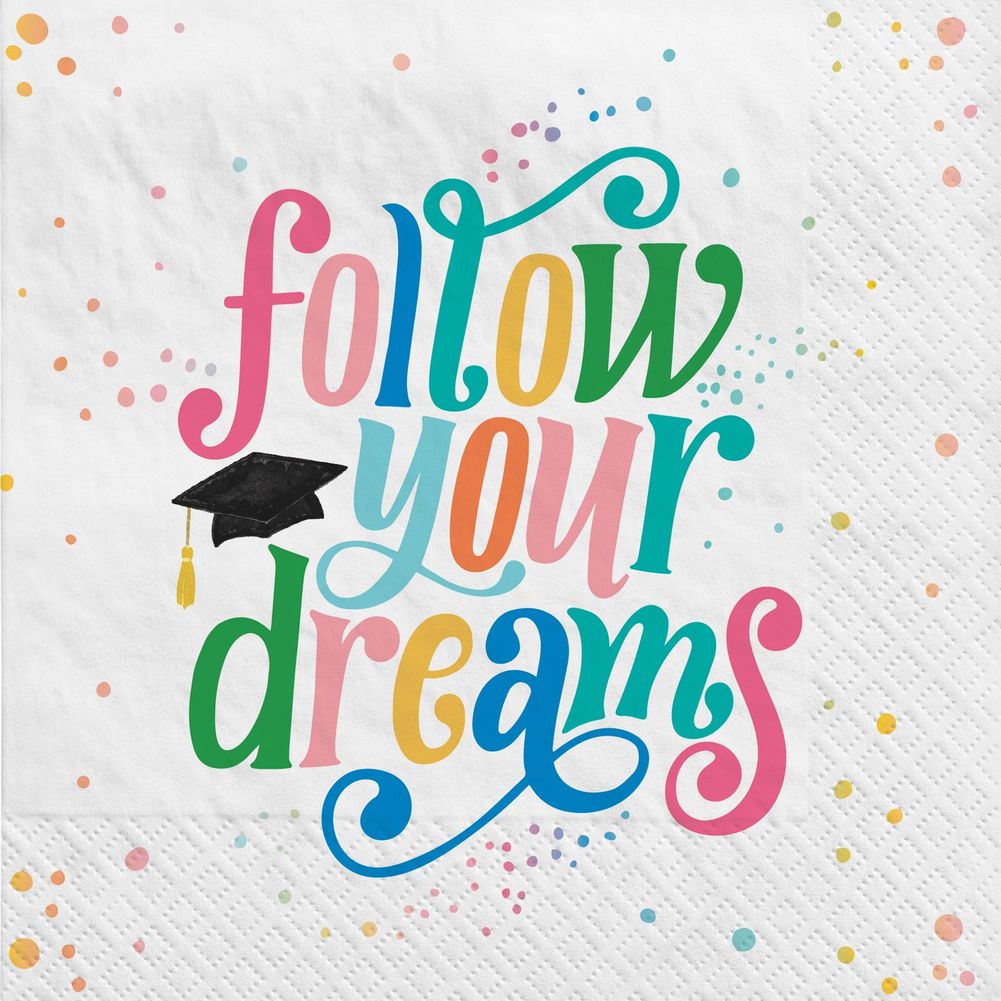 Follow Your Dreams Luncheon Napkins (40ct)