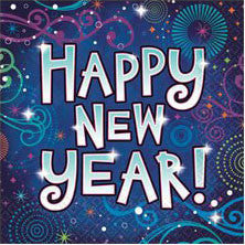 Midnight Festivities Luncheon Napkins (36ct)