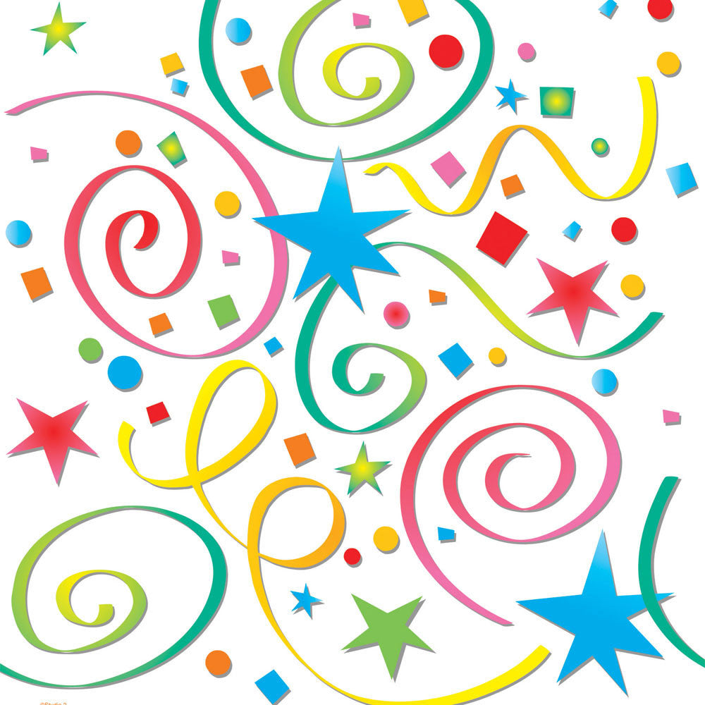 Party Streamers Plastic Tablecover