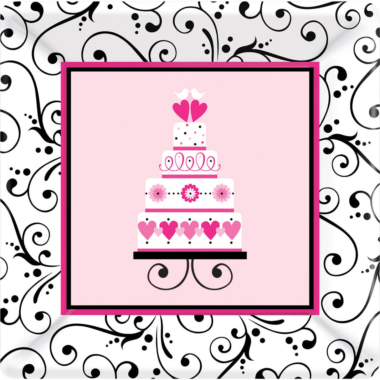 Sweet Wedding Banquet Plates (18ct)