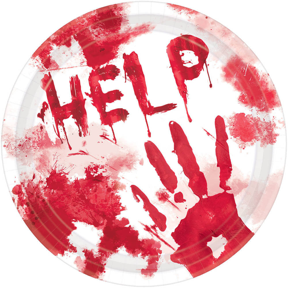 Bloody Good Time Round Plates, 10 1/2