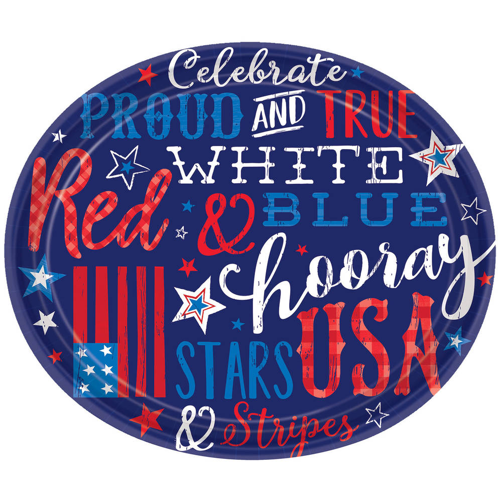 Proud & True Paper 12" Banquet Plates (18 ct)