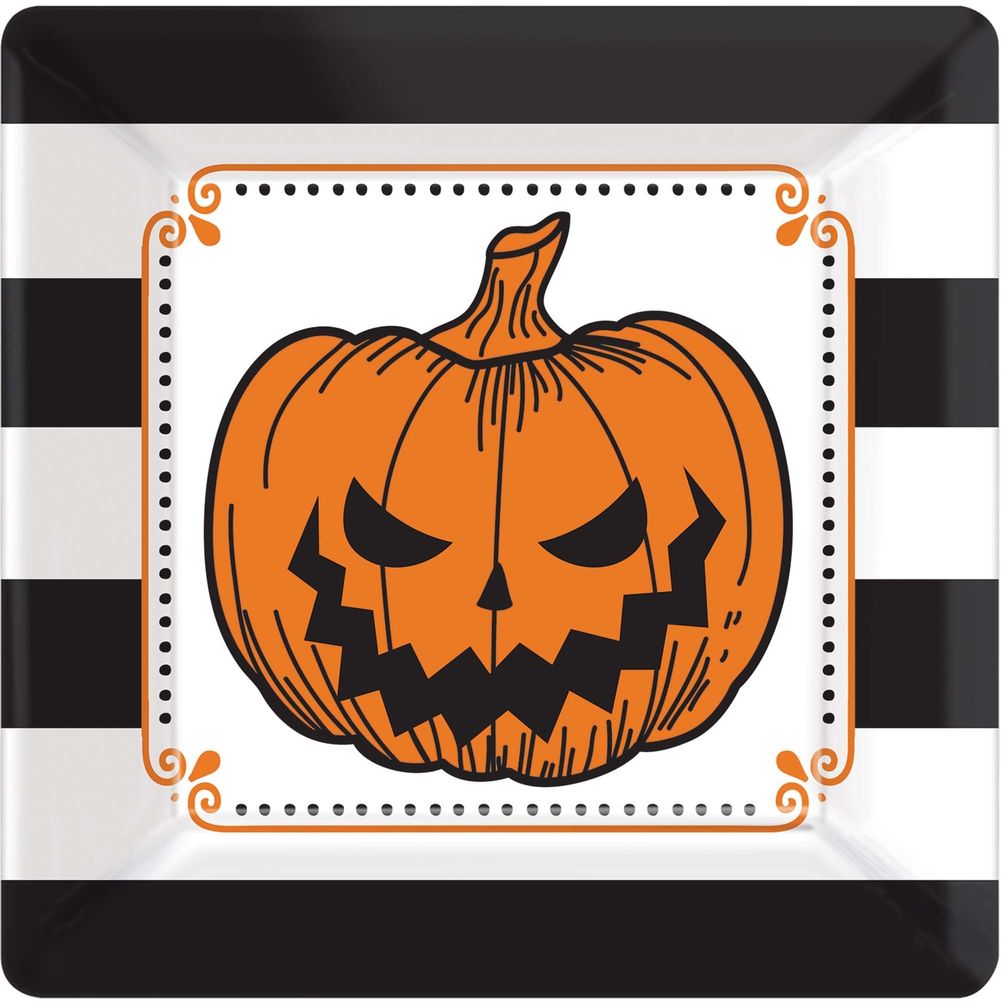 Hallows' Eve Square Plates, 10