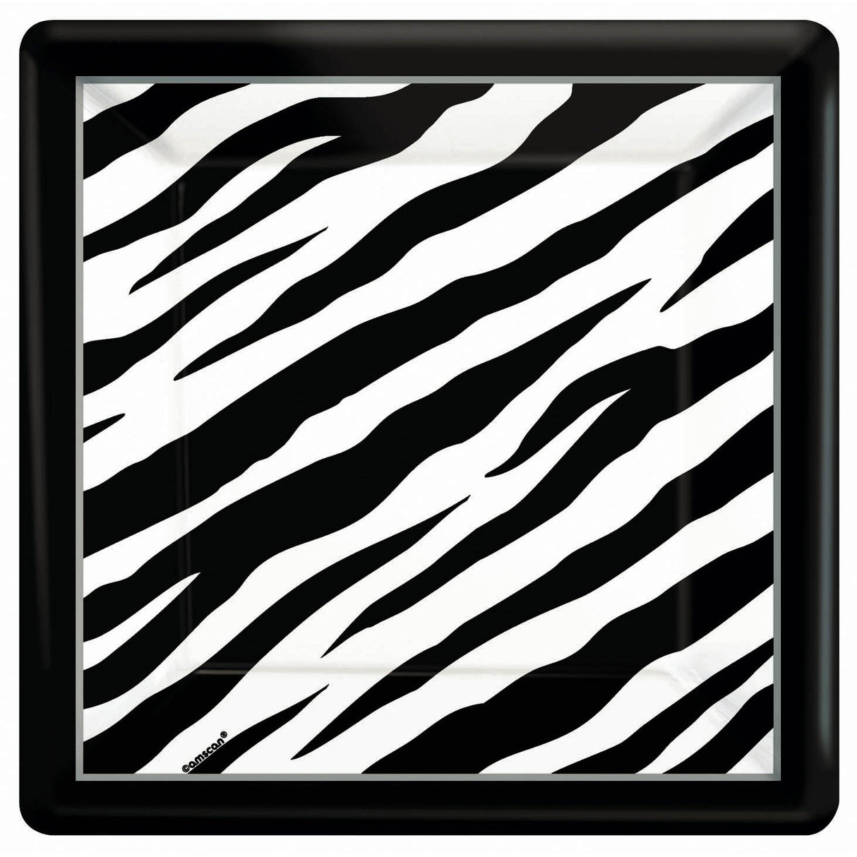 Zebra Banquet Plates (18ct)