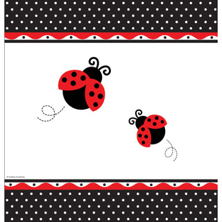 Ladybug Fancy Plastic Tablecover
