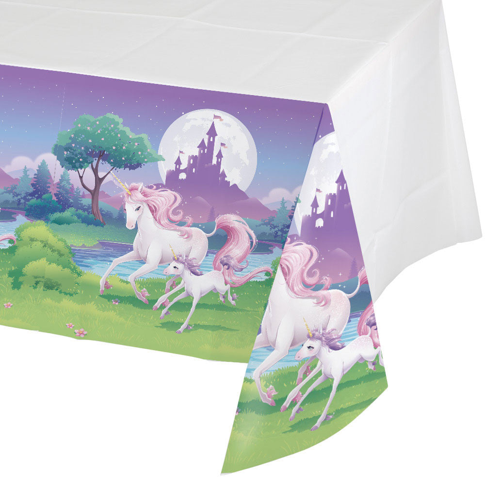 Unicorn Fantasy Plastic Tablecover