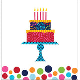 Birthday Cake Stand Plastic Tablecover