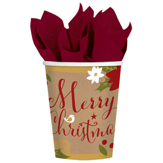 Merry Little Christmas 9oz Cups (18ct)