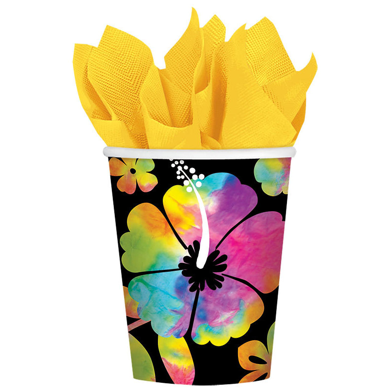 Neon Paradise 9oz Paper Cups (18 ct)