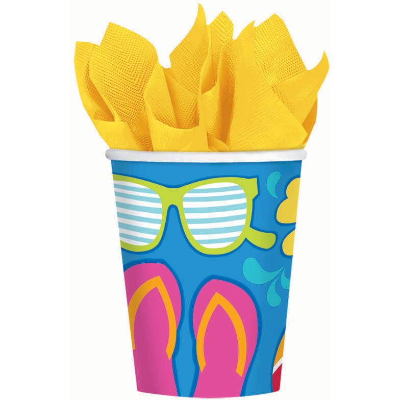 Summer Splash 9oz Paper Cups (18ct)