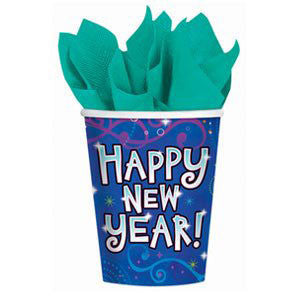 Midnight Festivities 9oz Paper Cups (18ct)