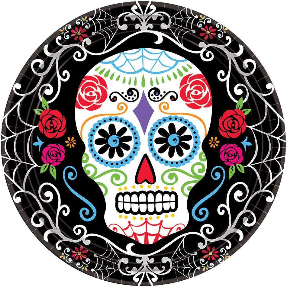 Day of the Dead Dessert Plates (18 ct)