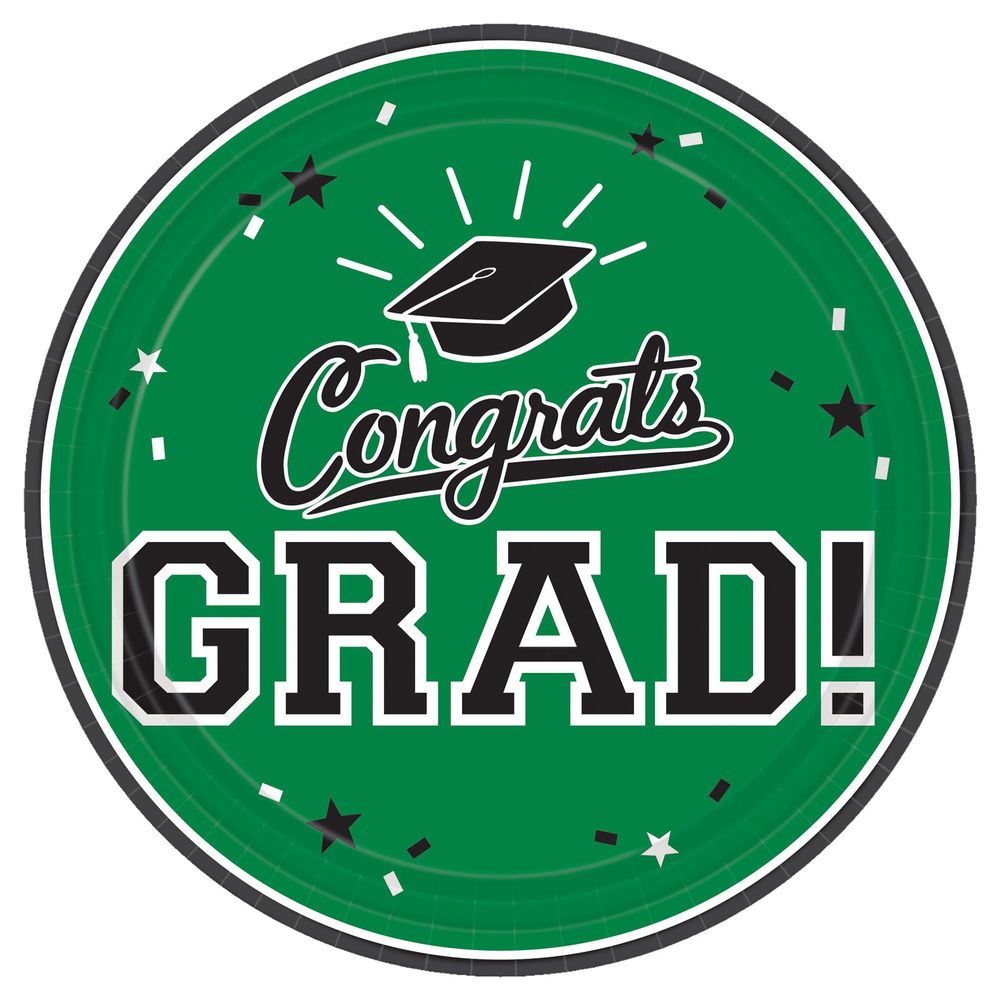 Congrats Grad Green 7