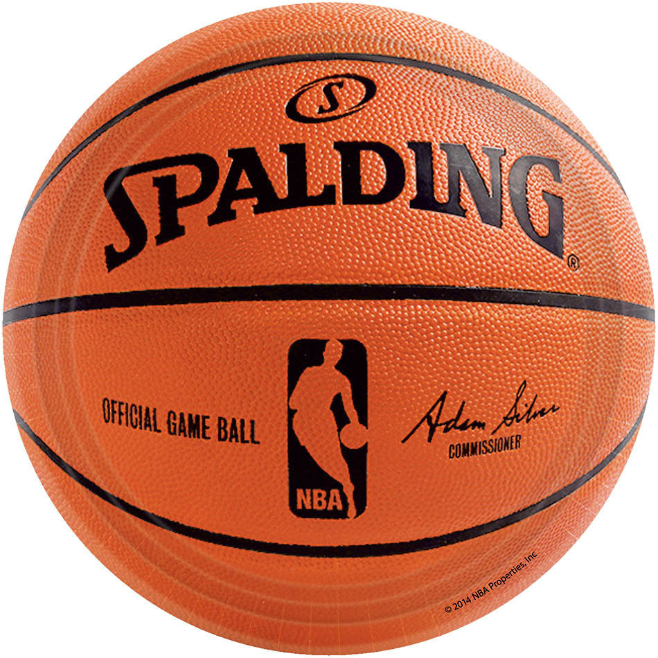 Spalding Basktball Dessert Plates (18ct)