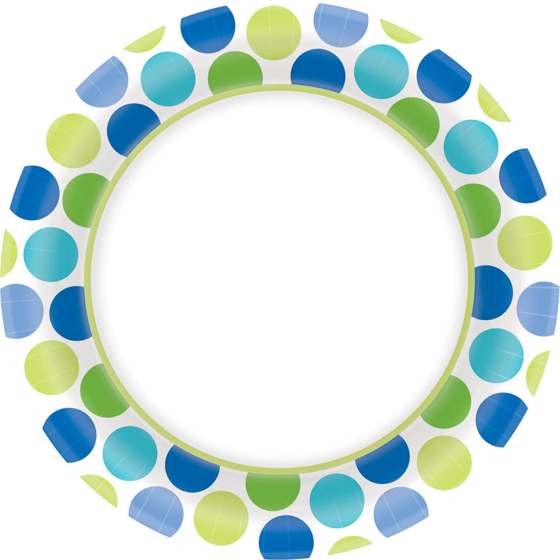 Cool Dots Dessert Plates (100ct)