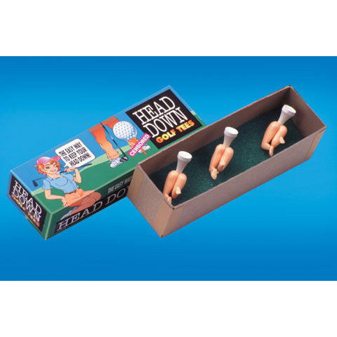 Head Down Golf Tees Practical Joke