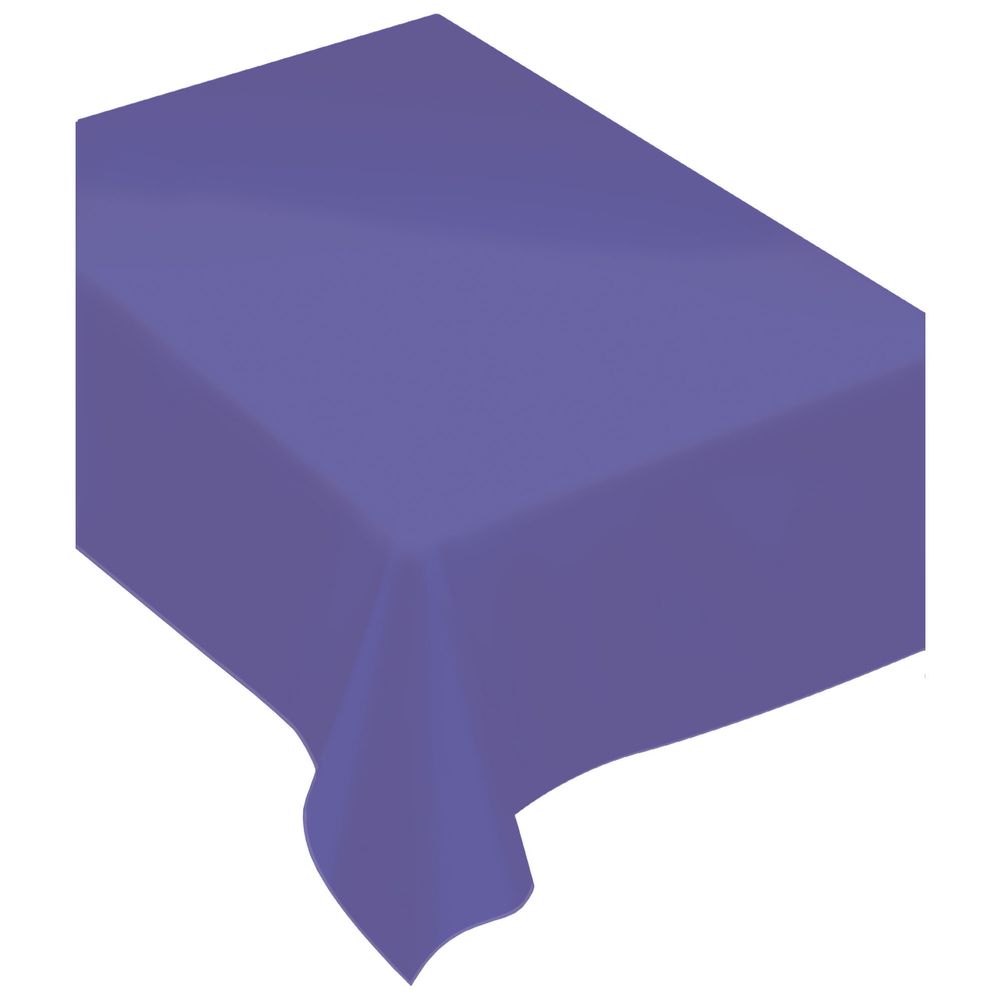 New Purple Plastic Rectangle Tablecover