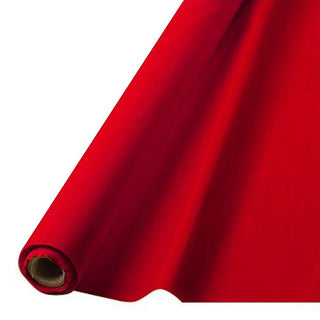 Apple Red Plastic Table Roll 40