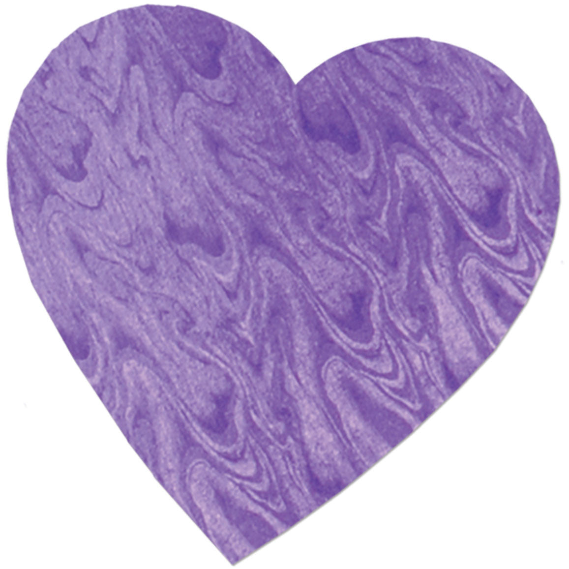 Embossed Foil Heart Cutout