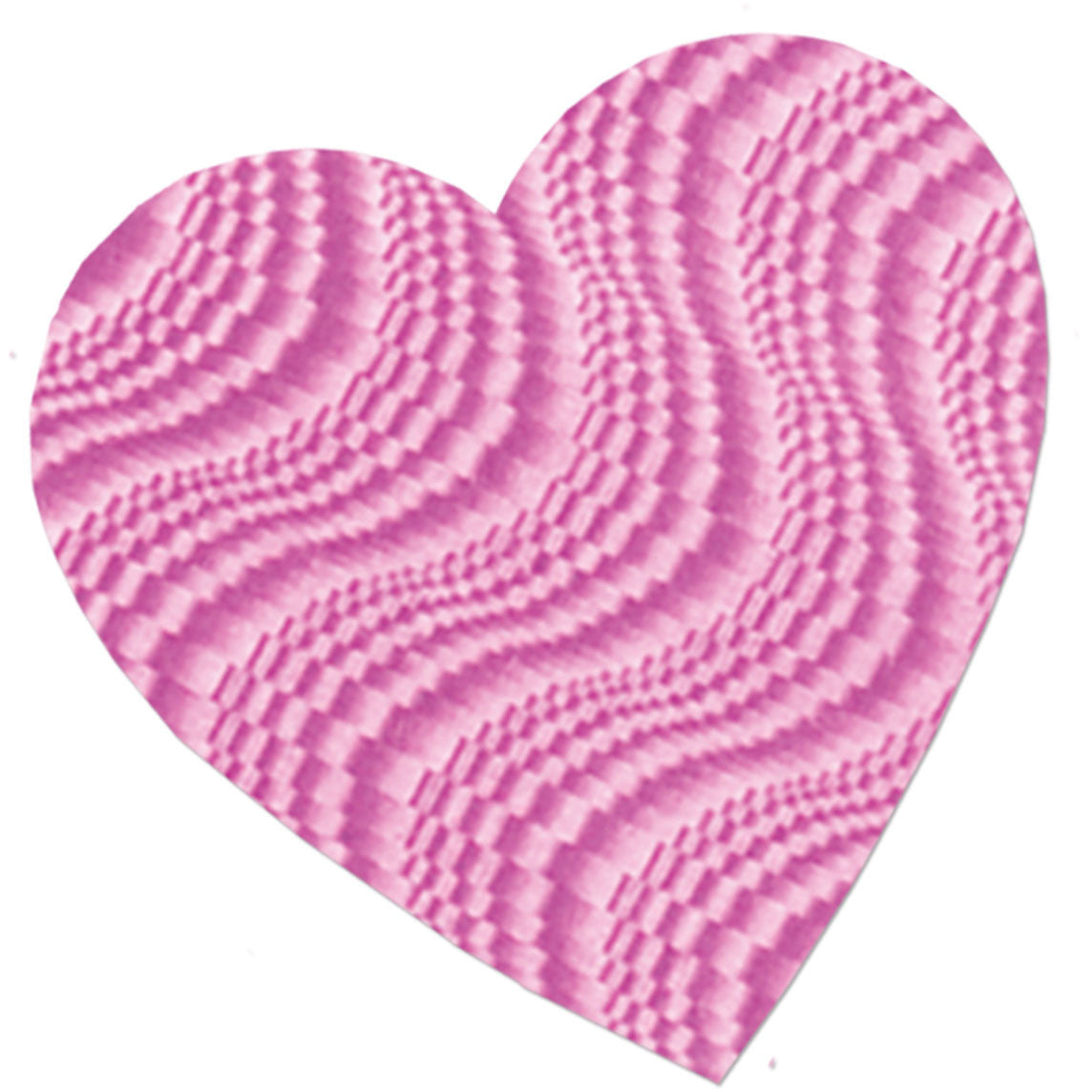 Embossed Foil Heart Cutout