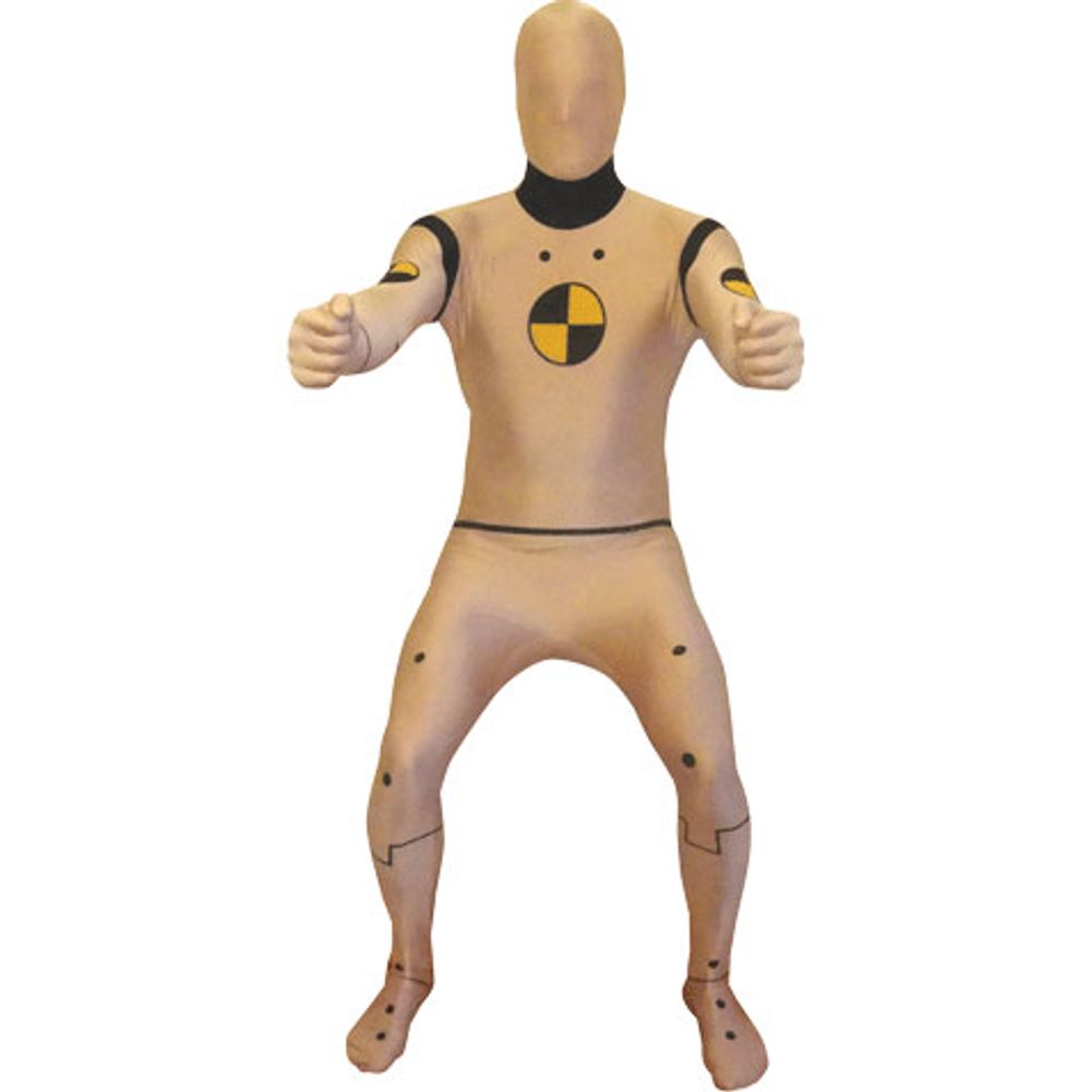 Crash Test Dummy Adult Morphsuit X-large