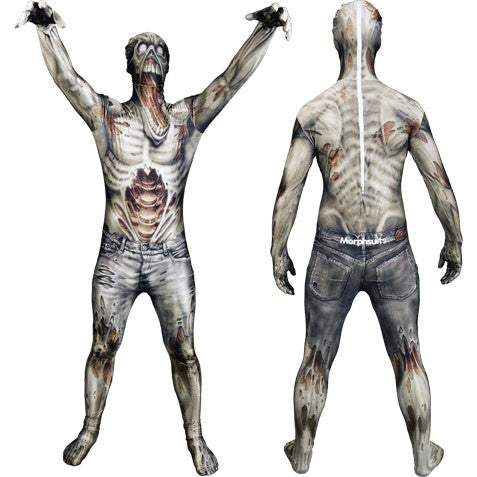 THE ZOMBIE ADULT MONSTER MORPHSUIT MEDIUM