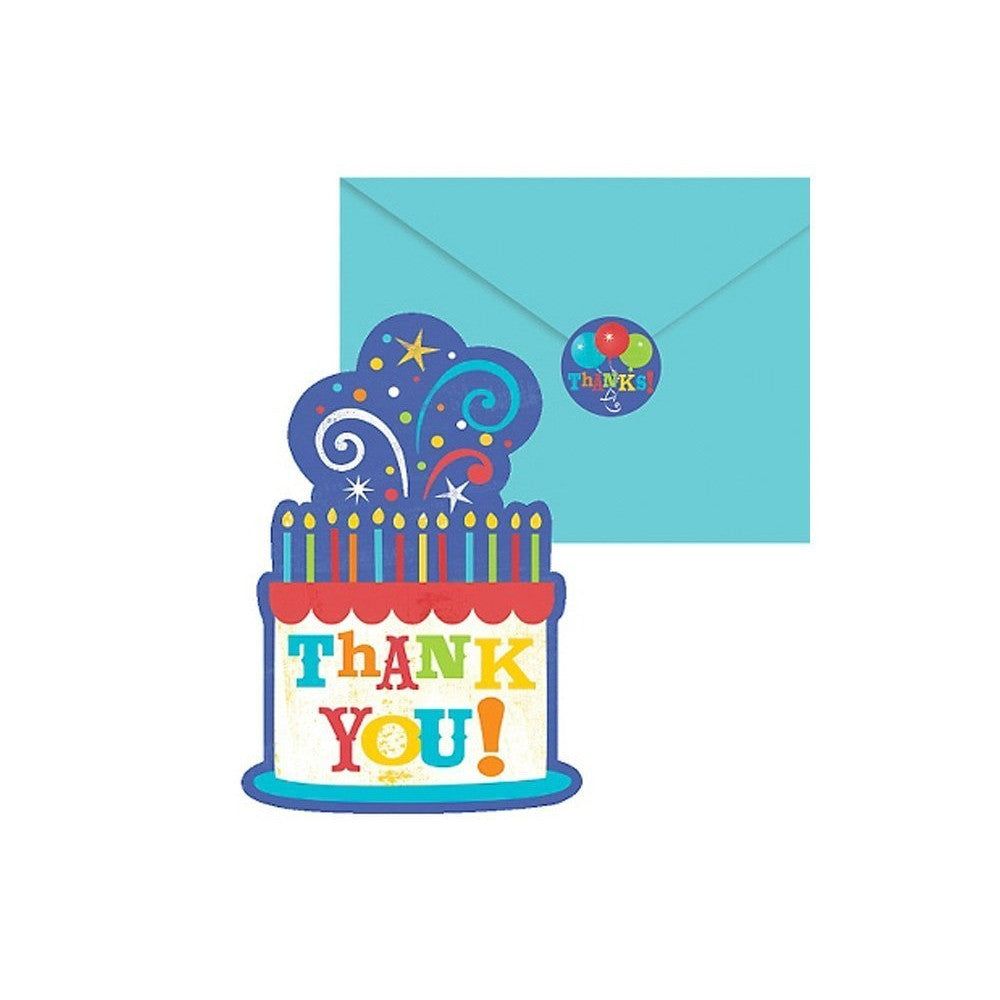 Birthday Fever Thank You Notes (20ct)