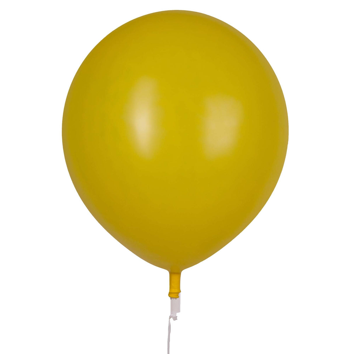17" Valve and Ribbon Crystal Yellow Balloons (72ct)